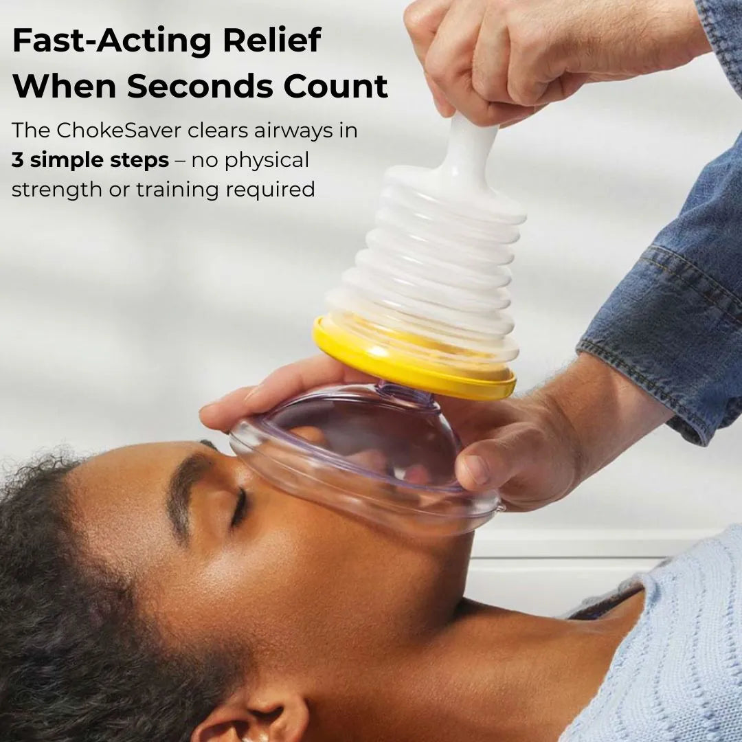 Healthio ChokeSaver | Fast-Acting Anti-Choking Device for Adults & Seniors