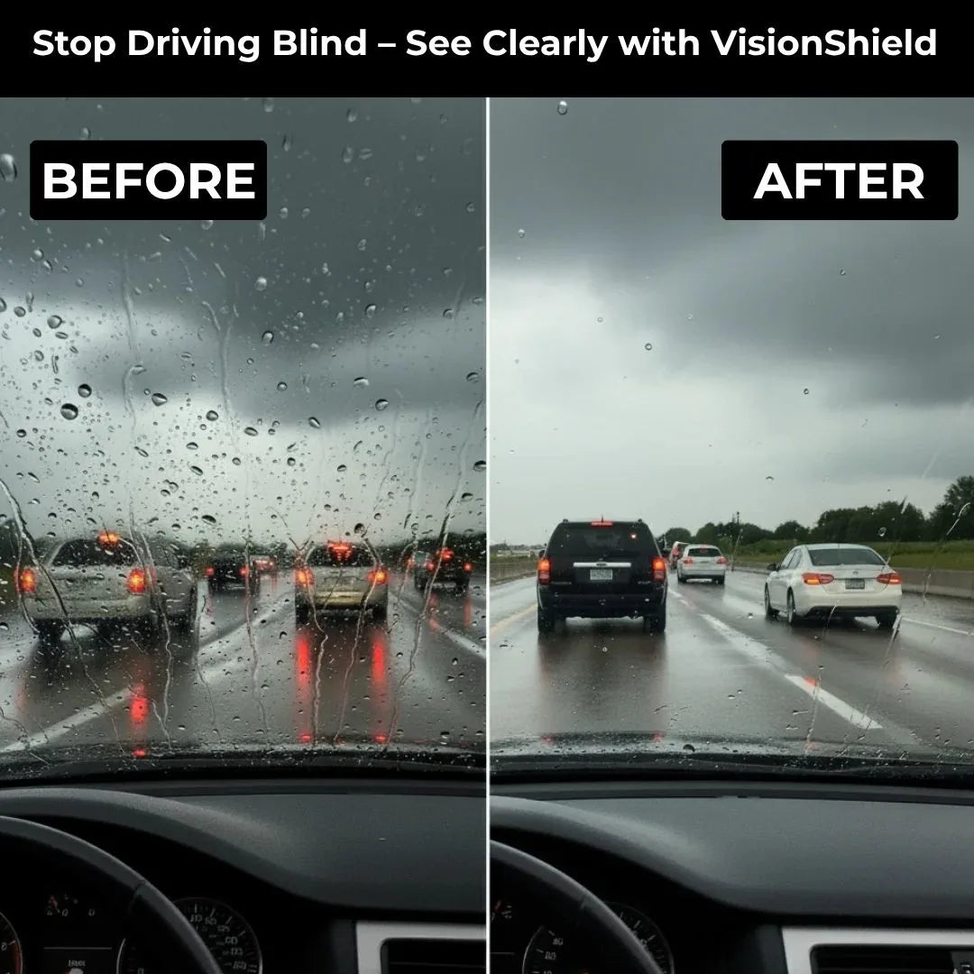 VisionShield™ – Crystal-Clear Windscreen in One Swipe